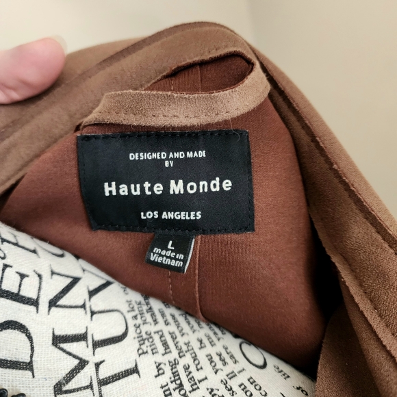 Haute Monde Classic Tan Trench Coat - Picture 8 of 11